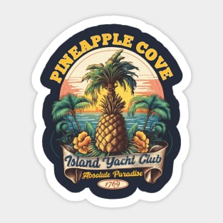 Pineapple Cove Island Yacht Club Sticker